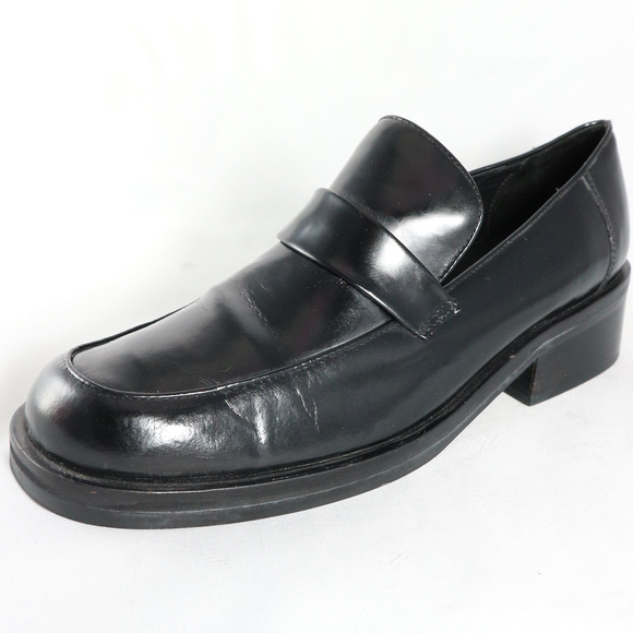Cole Haan Shoes - COLE HAAN Black Leather Loafers Sz 8 AA Narrow